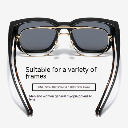 Polarized Glasses For Driving Driver Myopia Set Of Glasses Sunglasses GM Same Big Sunglasses