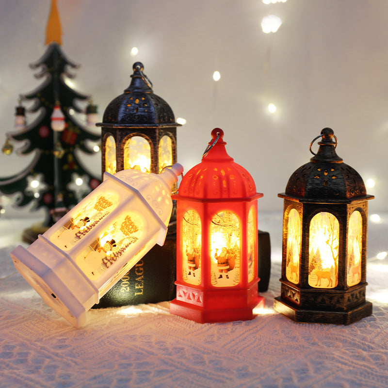Christmas Decoration Portable Electronic Small Night Lamp Ornaments