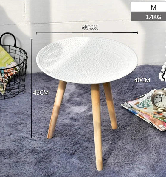 Decoration Nordic Home Modern Style Table Bedroom Table Small Decoration Sofa Simple Side Creative Round Coffee Table Living Room