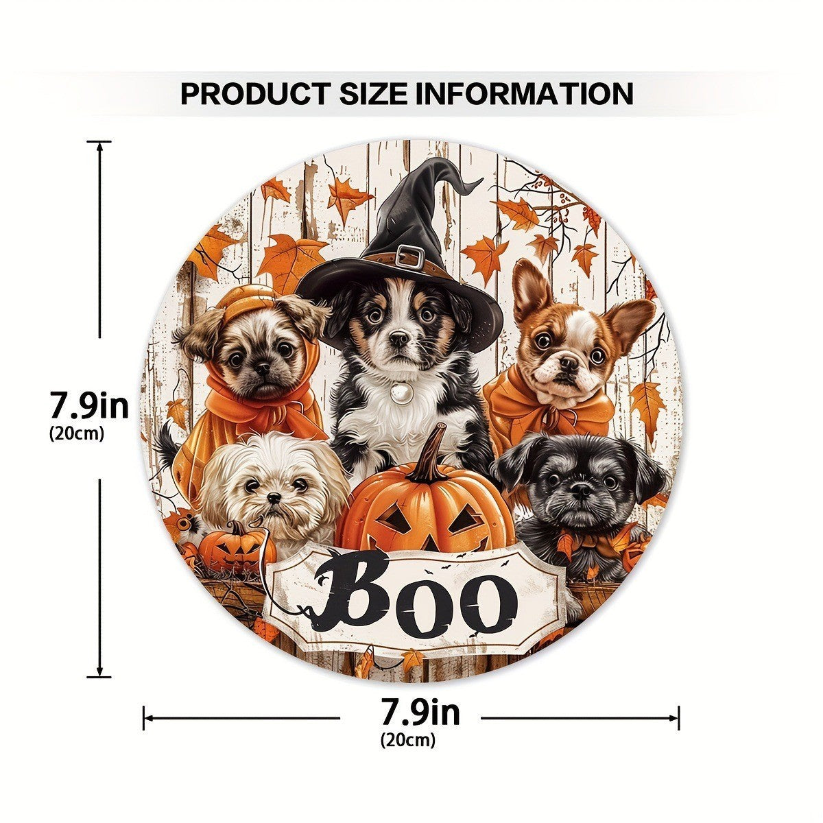 Halloween Wooden Doorplate Home Decoration