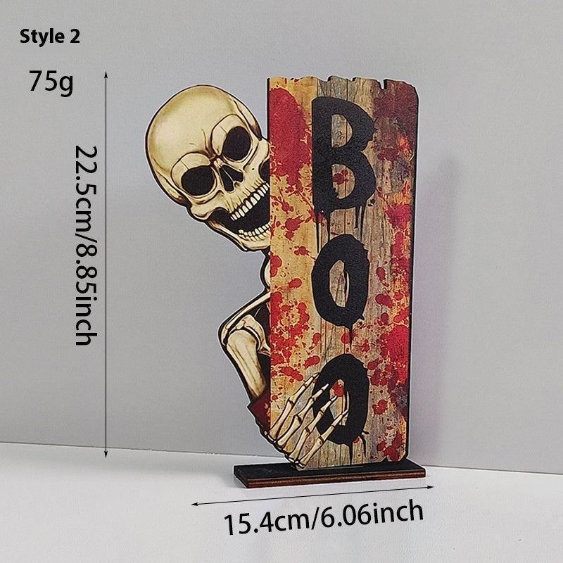 Wooden Retro Creative Decoration Halloween Decoration