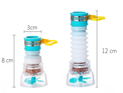 Faucet rotating drainer medical stone filter shower