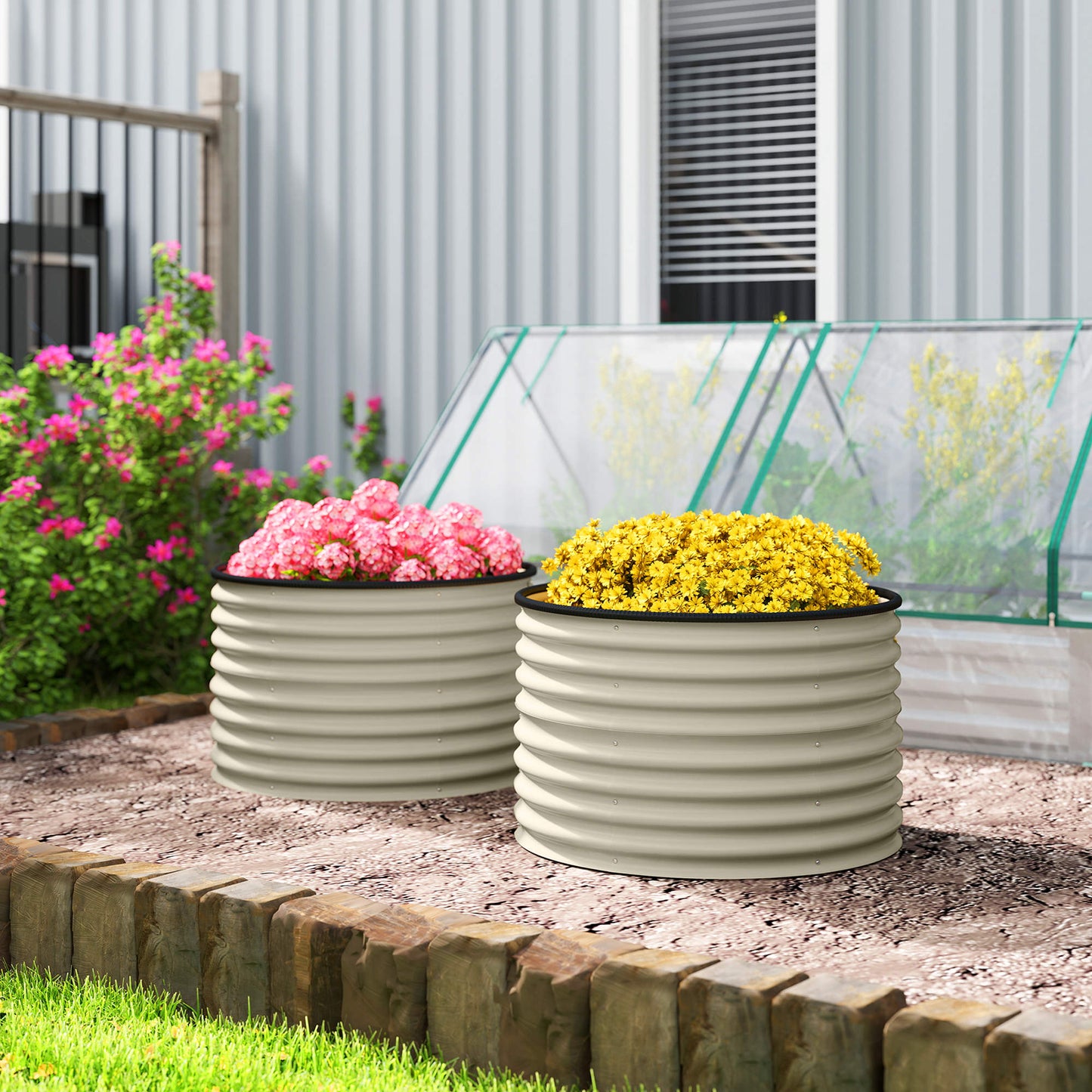 Set of 2 Raised Garden Bed