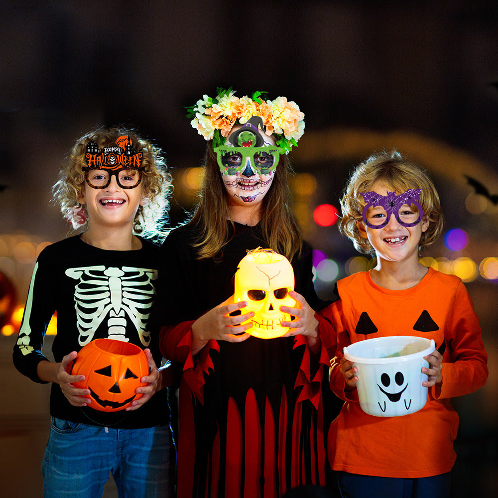 Halloween Paper Glasses Scene Decoration Funny