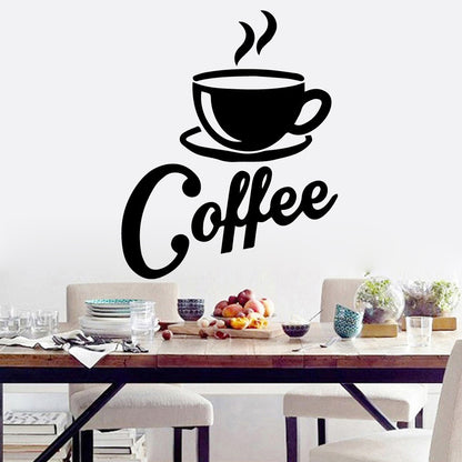 Kitchen Decoration Restaurant Window Glass Decals