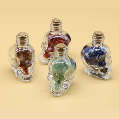 Bottled Skull Christmas Halloween Creative Decoration Home Creative Desktop Decoration