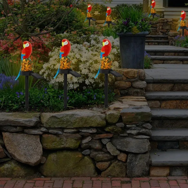 Solar Powered Parrot Garden Light IP65 Waterproof LED Parrot