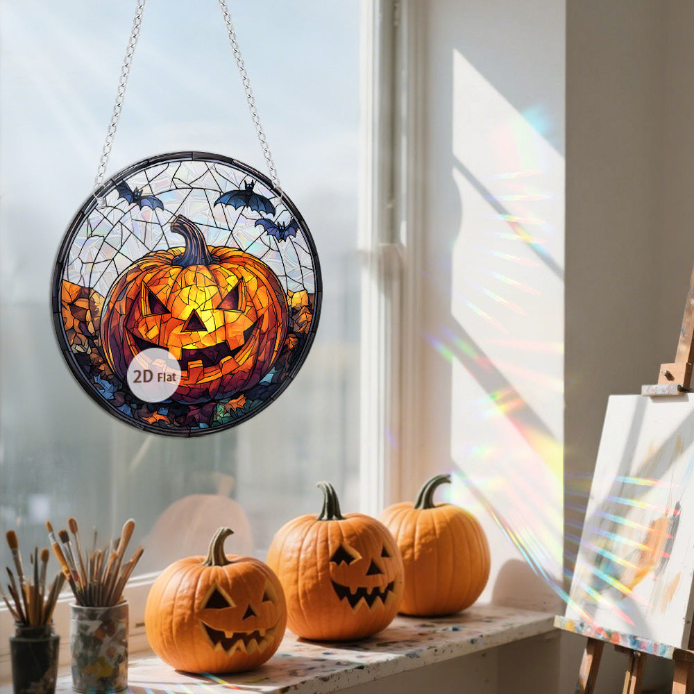 Halloween Pumpkin Ghost Hanging Decoration