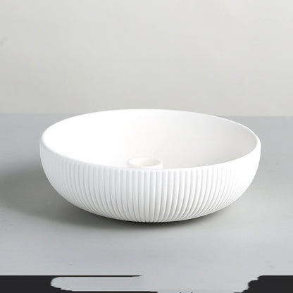 Simple Ceramic Candle Tray Candle Holder Candle Utensils