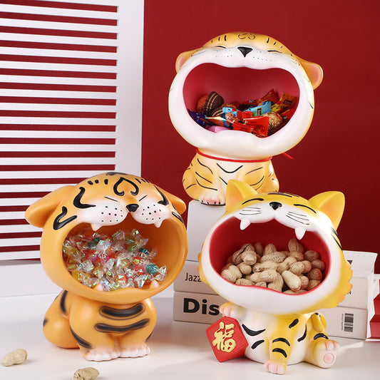 Creative And Cute Year Of The Tiger Lucky Storage Decoration