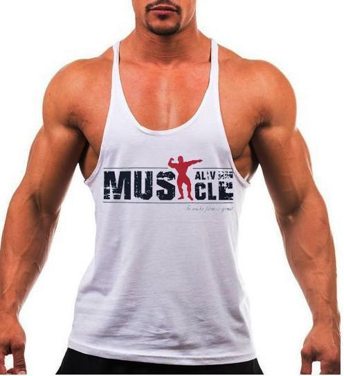 HOODED SKULL BODYBUILDING TANK TOP