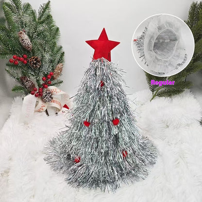 Christmas Tree Hat Decoration Photo Carnival Party Performance Festival Props