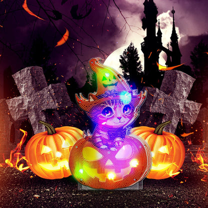 Halloween DIY Decoration Lamp Pumpkin Head