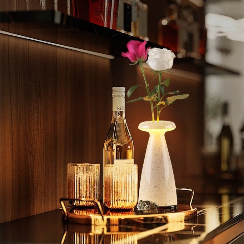 Vase Decoration Flower Arrangement Decoration Touch Table Lamp
