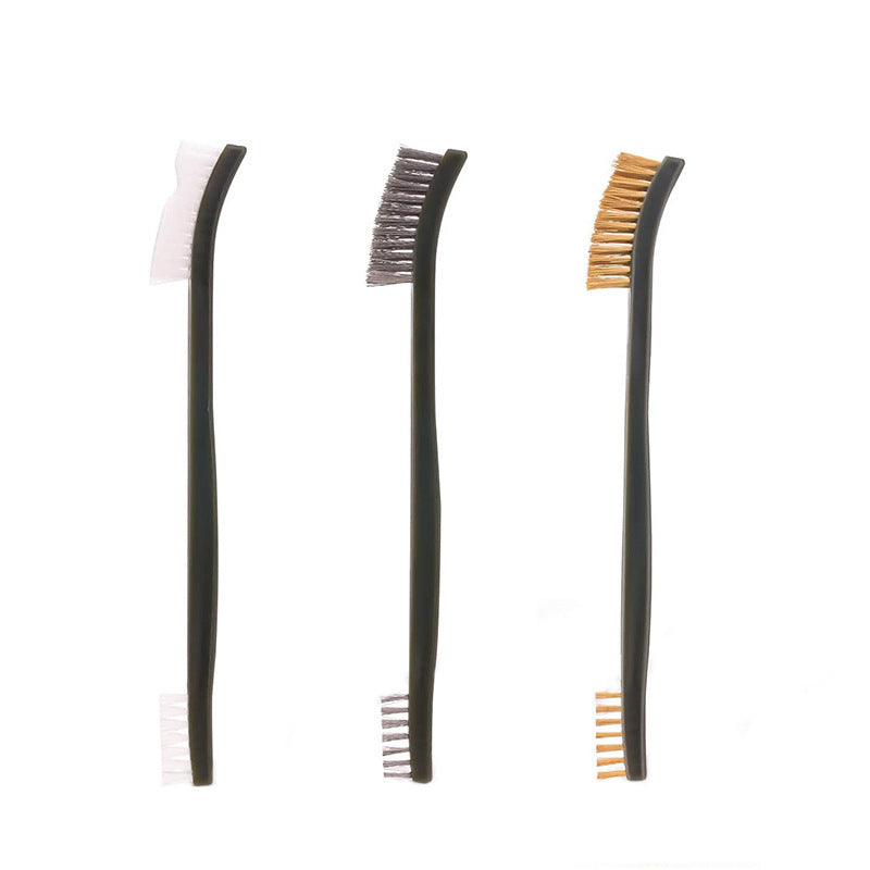 Gun Brush Polishing Decontamination Copper Wire Brush Utility Brushes Cleaning Brush Set