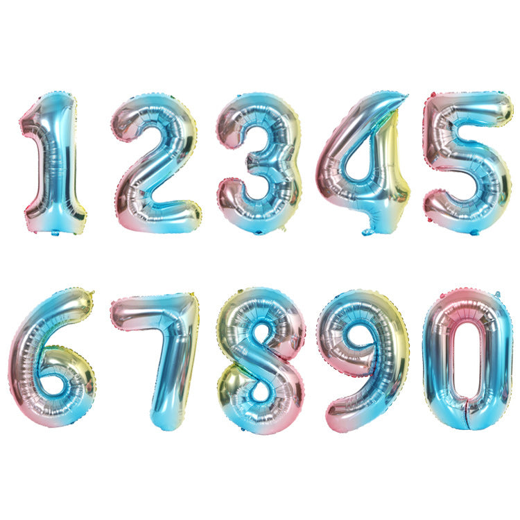 40 Inch Birthday Digital Aluminum Film Balloon