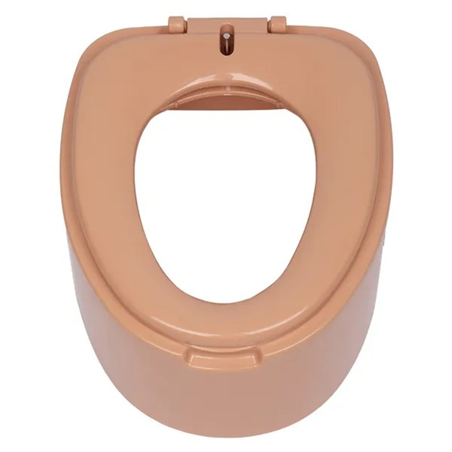 Portable Toilet With Non-slip Mat Brown