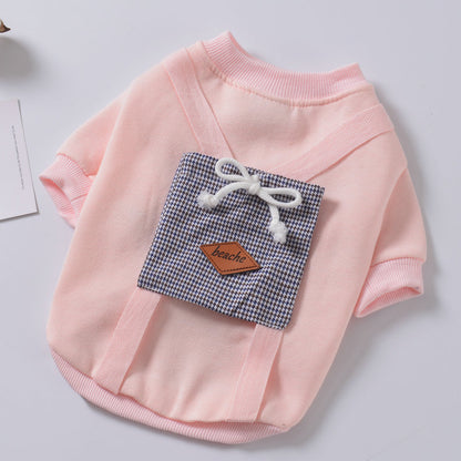 New pet dog padded sweater coat