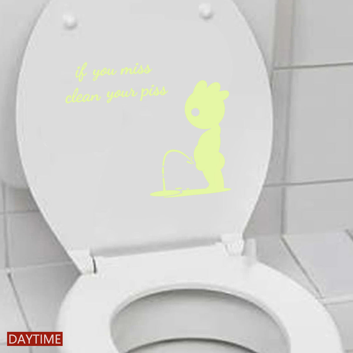 Luminous Toilet Wall Stickers Bathroom Decoration