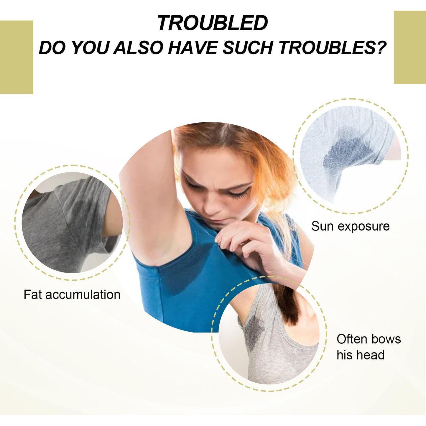 Ilho Underarm Antiperspirant Stick Invisible Long-lasting Anti-sweat And Sweat-absorbing Summer Antiperspirant Patch