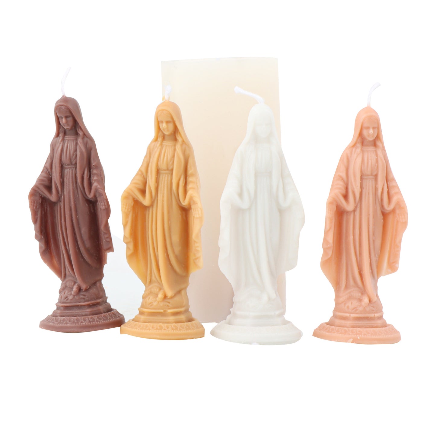 Open Hands Maria Candle Mold Diy Three-dimensional Stall Hand Virgin Candle
