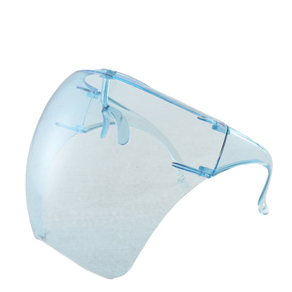 Face Screen Anti-droplet Anti-fog Windproof Eye Protection Dustproof Lampblack Mask Transparent Full Face Head Cover