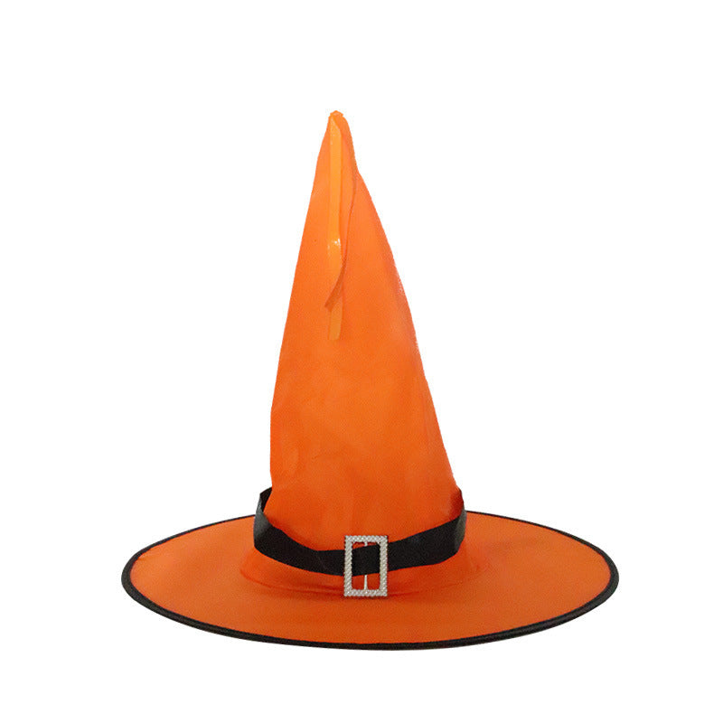 Halloween Party Decoration Props LED Glowing Witch Hat