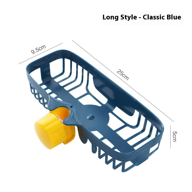 Hanging On A Faucet Kitchen Sink Punch-free Drain Sink Storage Rack