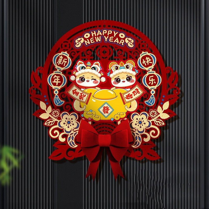 Creative New Year Door Decoration Supplies