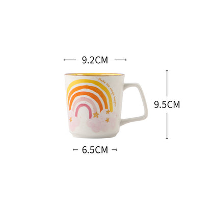 Women's Summer Ceramic Creative Office Coffee Mug