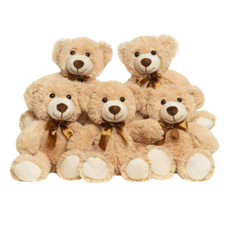Seven Color Teddy Bear Doll Ribbon Bear Doll Foreign Trade Bow Doll Wedding Shower Doll