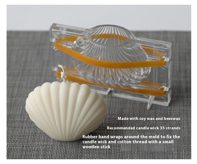 Shell Candle Mould Homemade Aromatherapy Candle