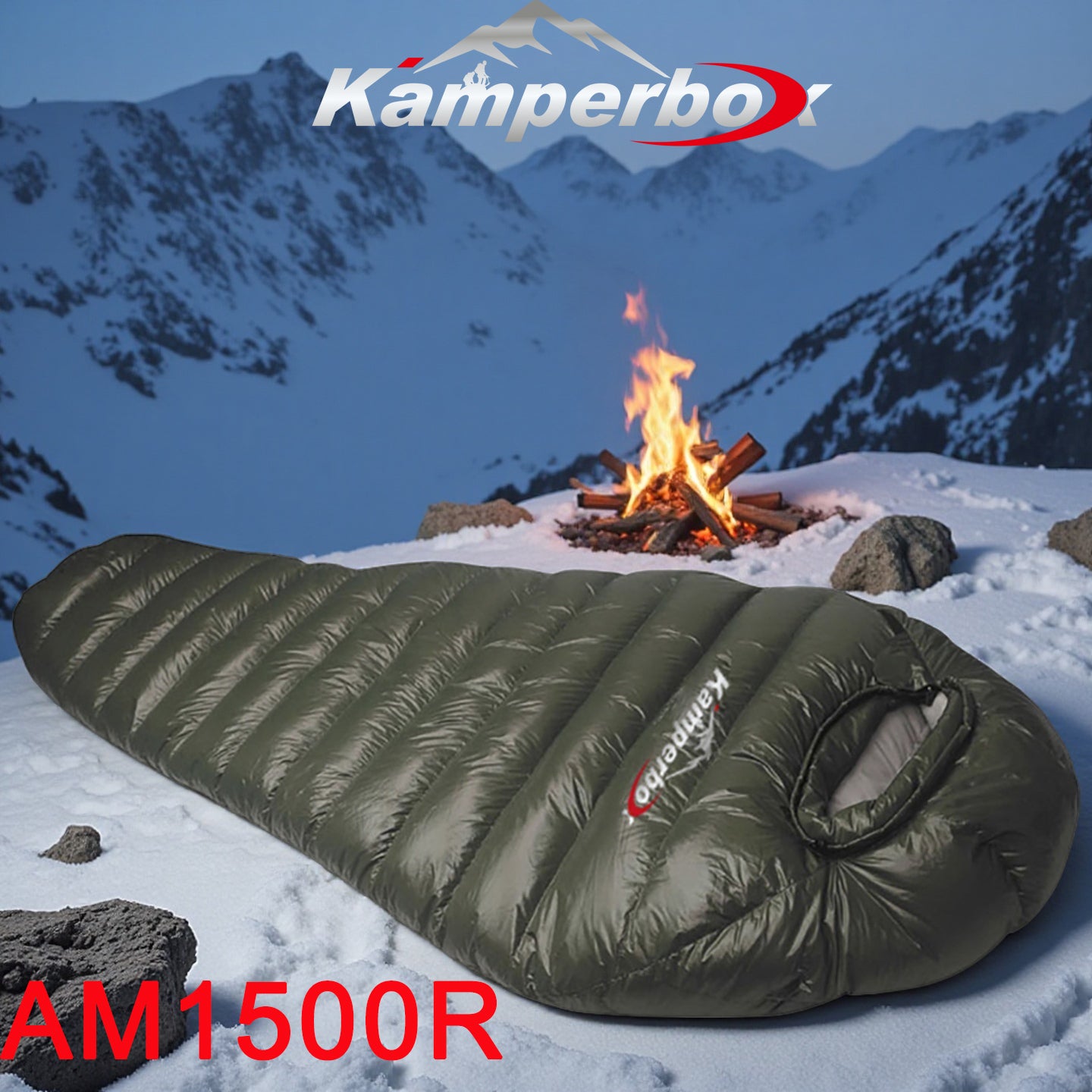 Kamperbox Outdoor Down Sleeping Bag Winter Warm And Waterproof Outdoor Sleeping Bag Camping Tourism Down Sleeping Bag