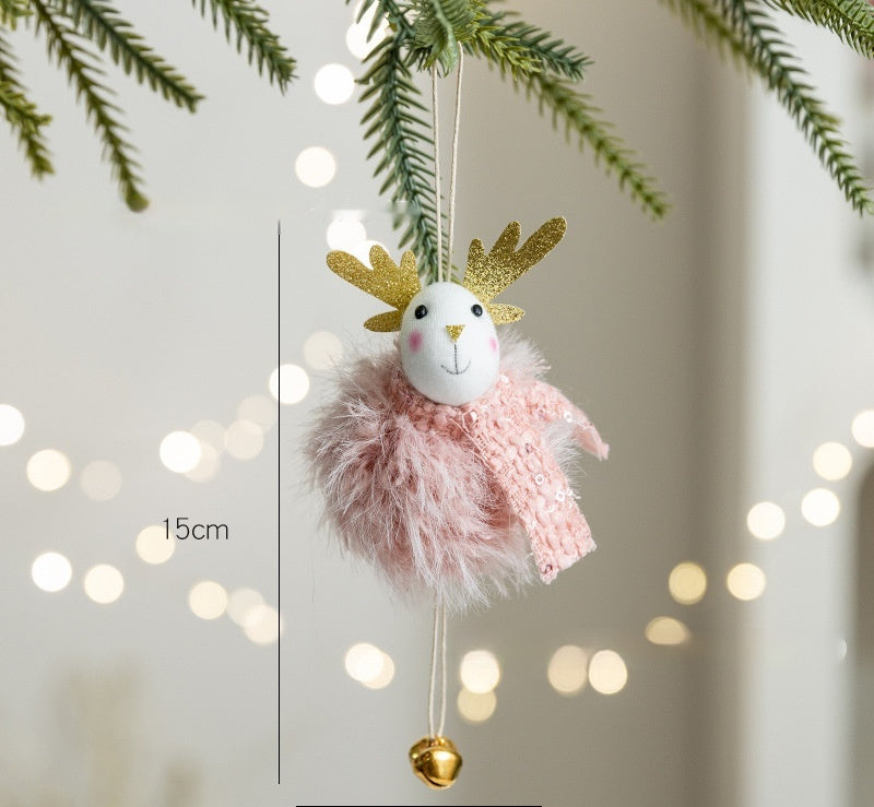 Christmas Decorations Plush Snowman Doll Doll Pendant Home Decoration