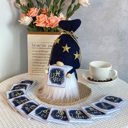 DIY Twelve Constellation Doll Ornaments Knitted Doll