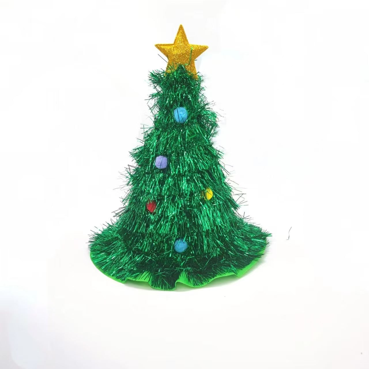 Christmas Tree Hat Decoration Photo Carnival Party Performance Festival Props