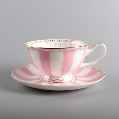 Creative Ceramic Coffee Cup Saucer Set