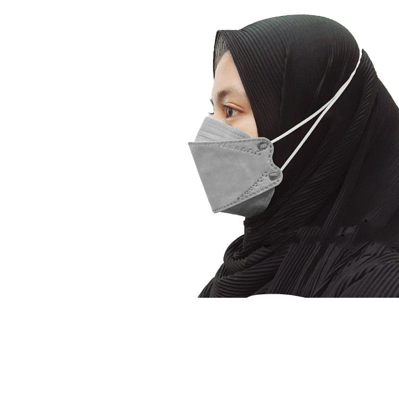 Filter Masker Korea KF94 Hijab Headloop 10pcs 4D Adult Mask