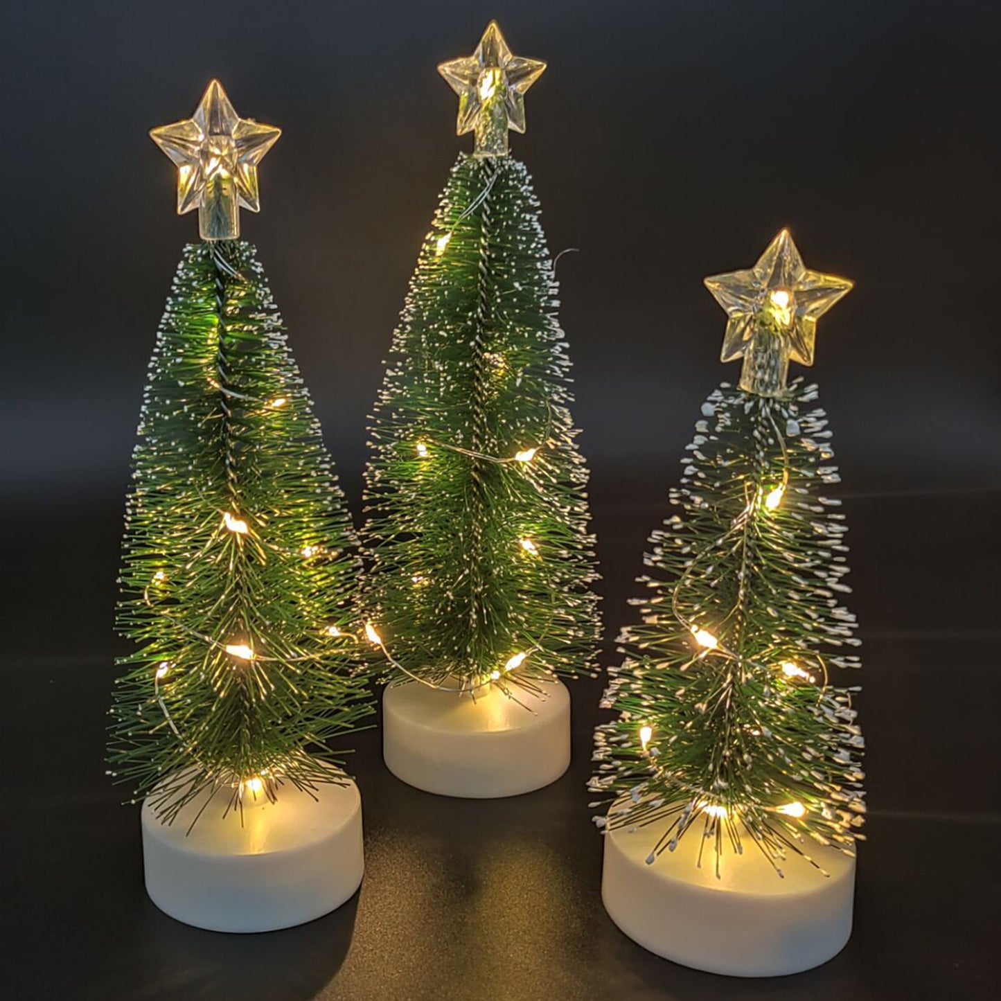 Christmas Table Decoration Xmas Tree Led Light Garland Xmas Ornaments New Year Christmas Decorations