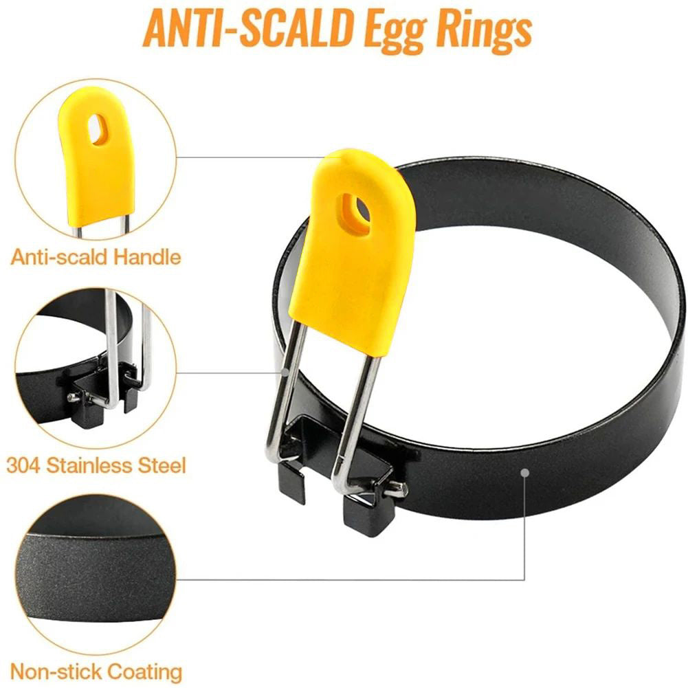 UFO STYLE Metal Fried Egg Pancake Ring Omelette Fried Egg Round Shaper Eggs Mold For Cooking Breakfast Pan Oven Kitchen