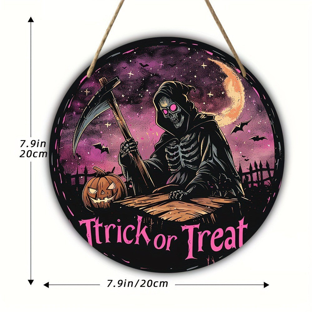 Halloween Wooden Doorplate Home Decoration