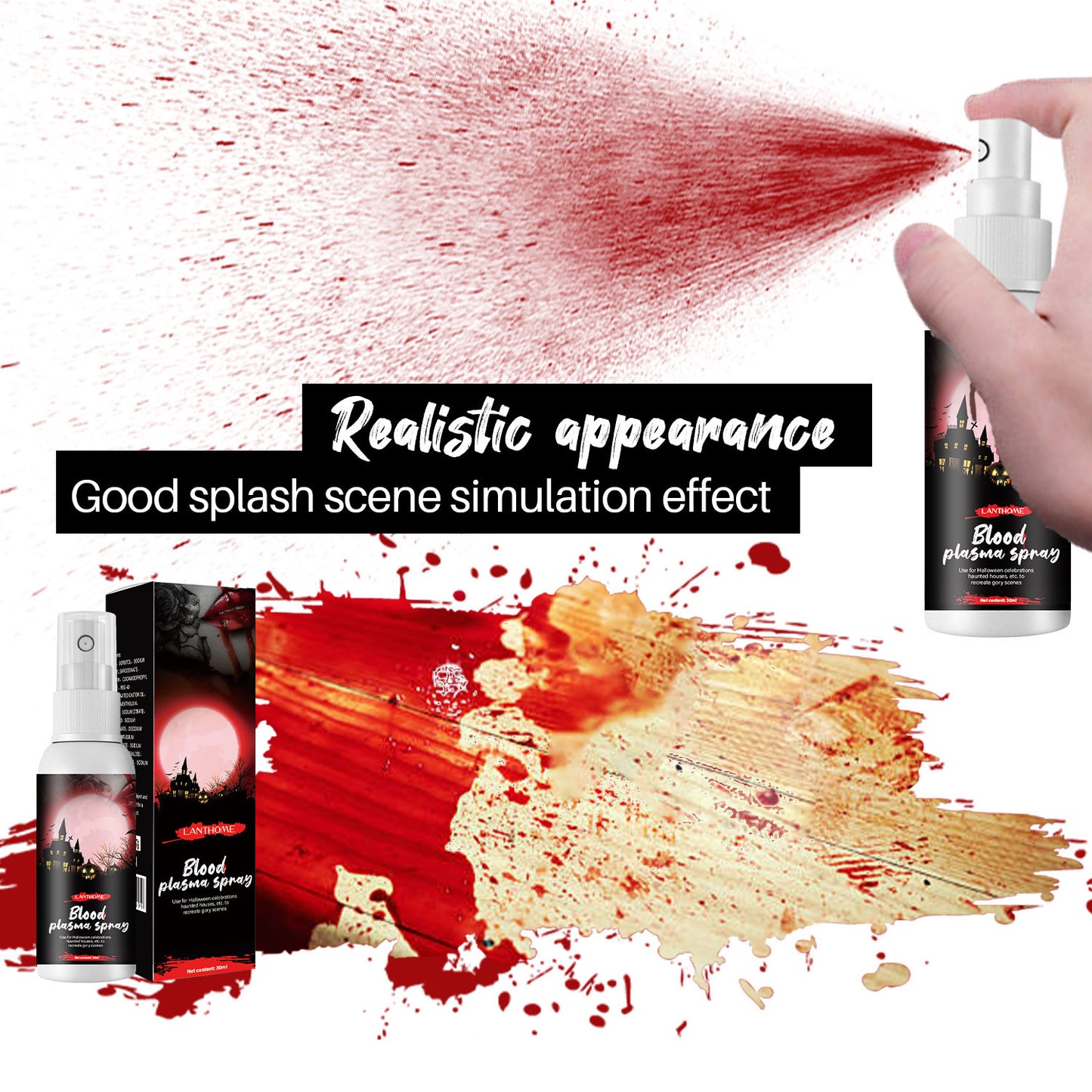 Halloween Plasma Spray Emulational Decoration