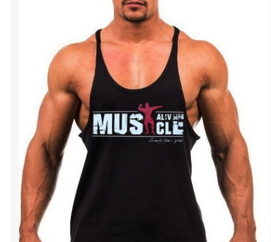 HOODED SKULL BODYBUILDING TANK TOP