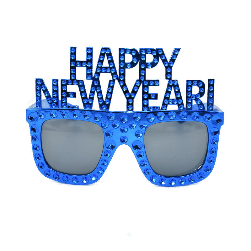 HAPPY NEW YEAR Funny Glasses NEW YEAR Party Glasses