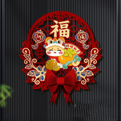 Creative New Year Door Decoration Supplies