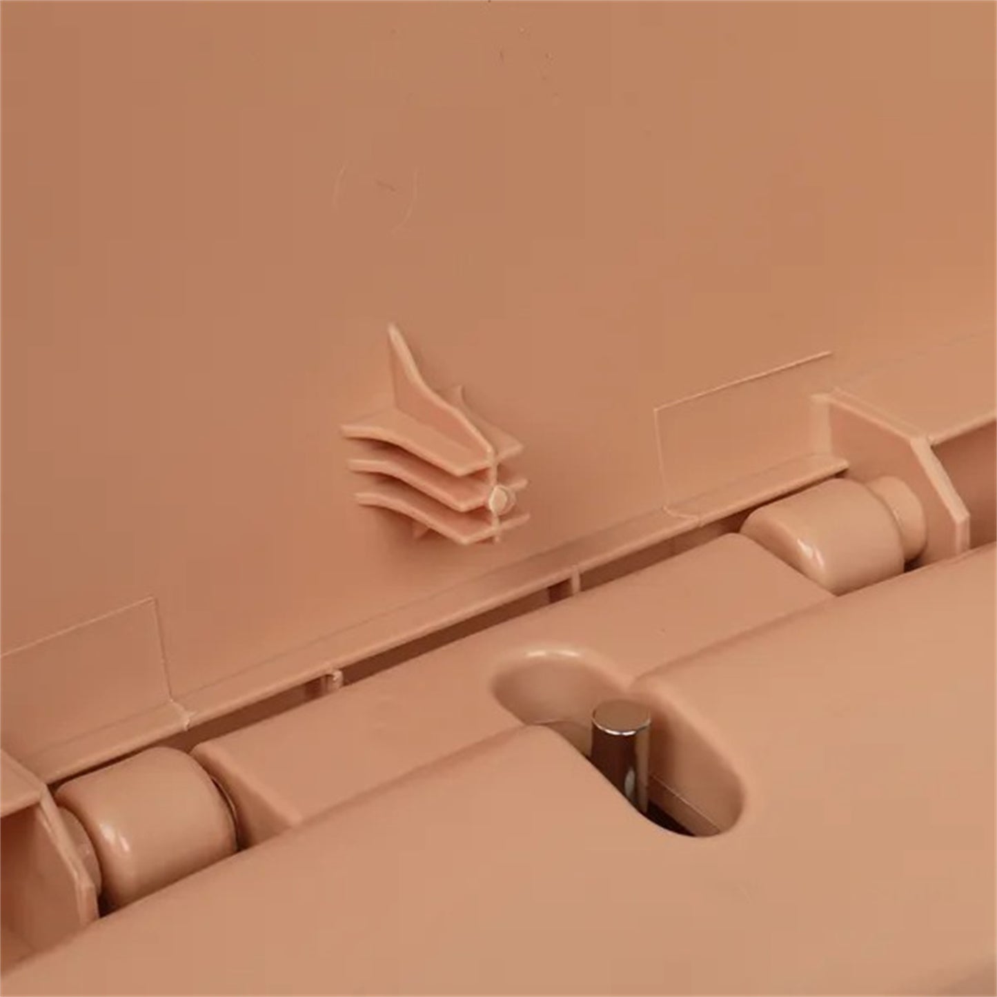 Portable Toilet With Non-slip Mat Brown