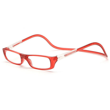 Fashion Juggle Reading Glasses Magnet Folding Convenient Ultra-light Hyperopia Glasses