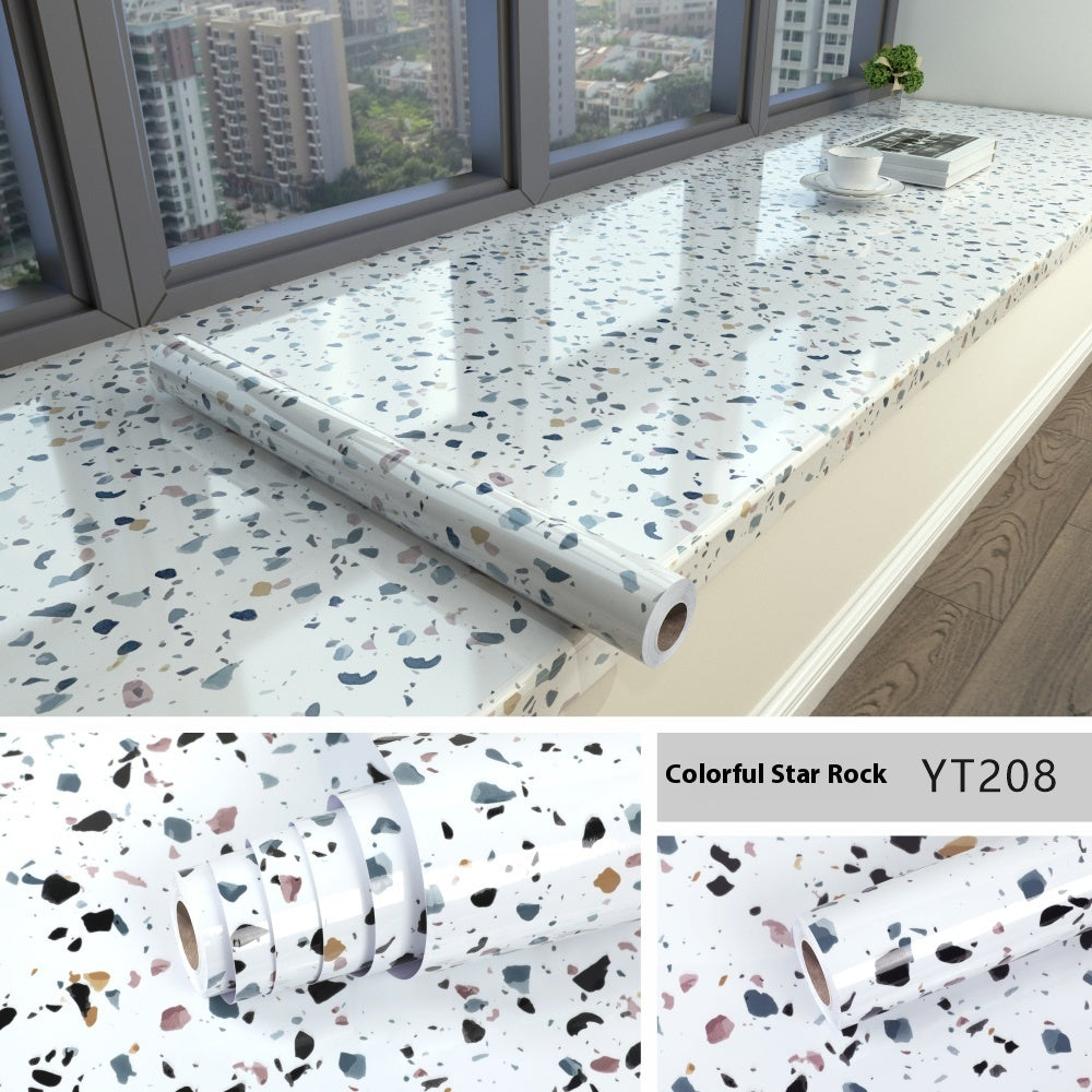 Kitchen Renovation Self-adhesive Cabinets Range Hood Thick Wallpaper