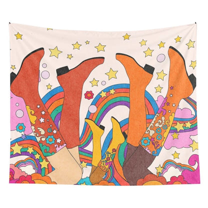 Rainbow Art Decoration Bedroom Wall Decoration Cloth