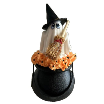 Halloween Ghost Witch Layered Tray Decoration